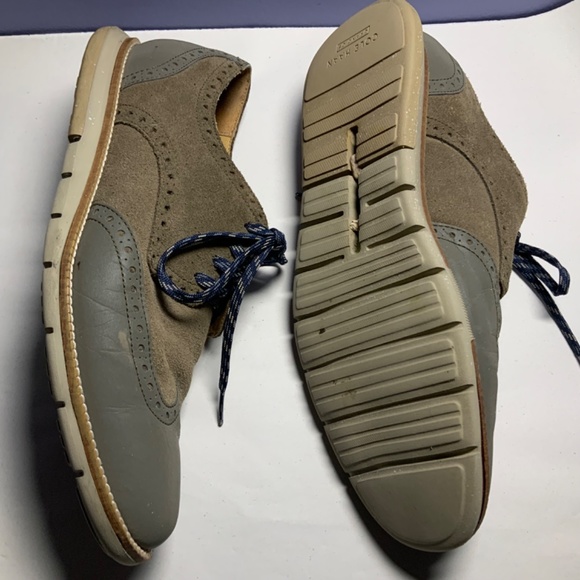 Cole Haan Grand OS leather wingtip shoes sz 10 lace up main image 7
